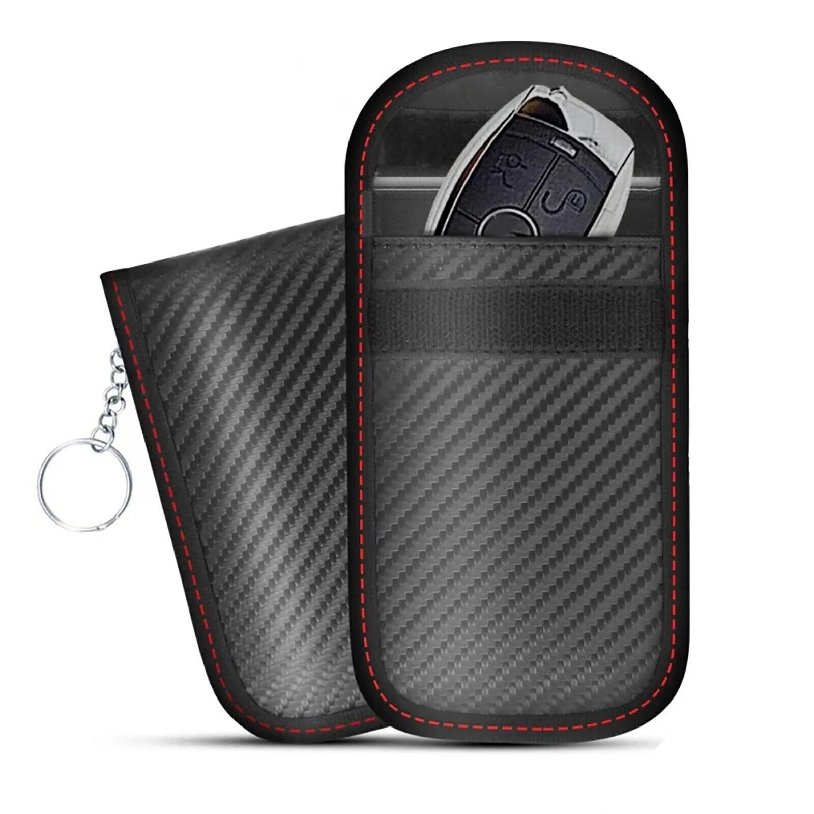 Water-Resistant RF Blocking Key Fob Faraday Pouch