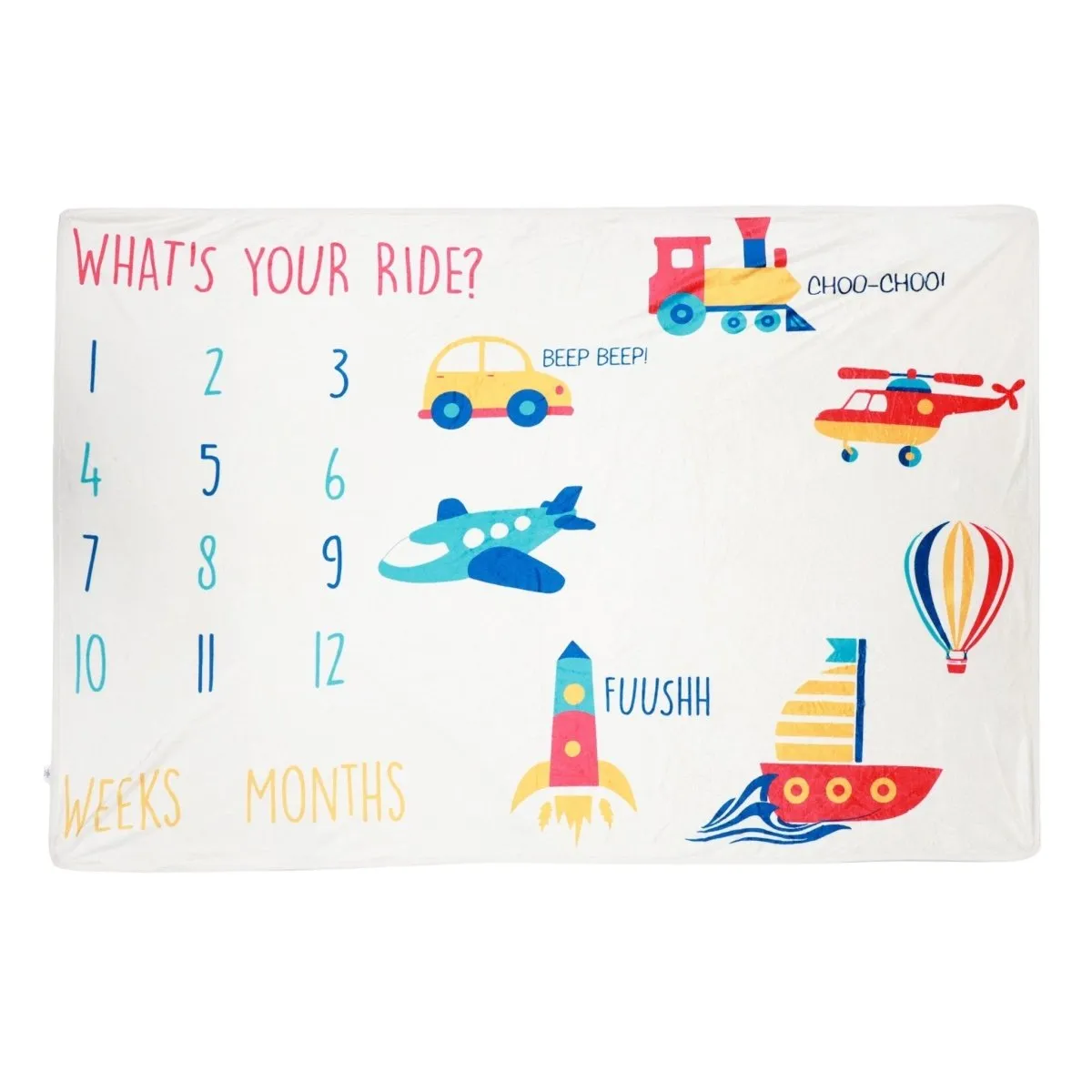 What's your Ride-Baby Milestone Blanket