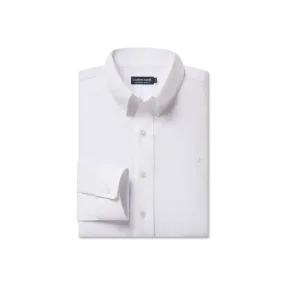 White Classic Oxford Button Down Dress Shirt