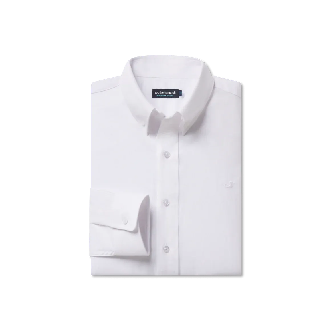 White Classic Oxford Button Down Dress Shirt