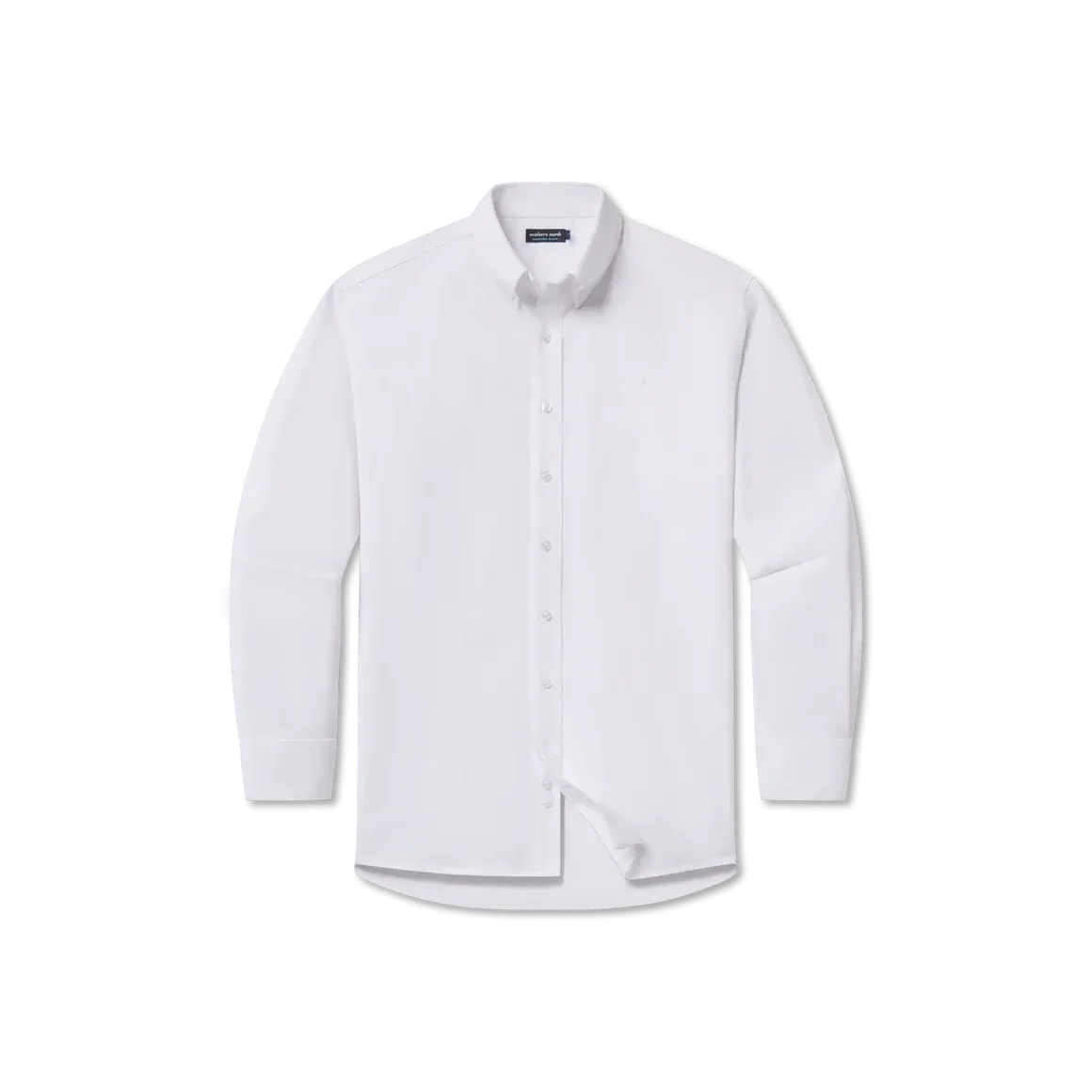 White Classic Oxford Button Down Dress Shirt