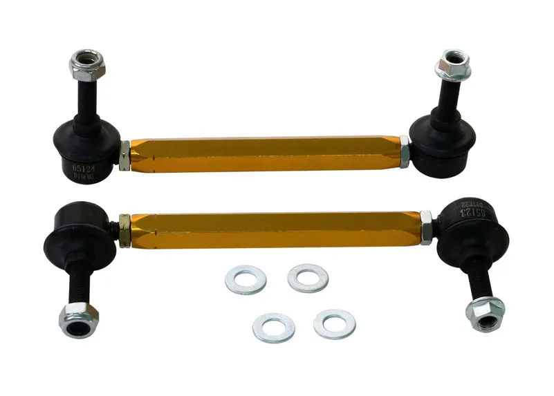 Whiteline Sway Bar End Link Kit Mazda Protegé (1998-2004) [190-215mm/ 10mm Ball Stud] Front - KLC187