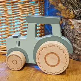 Wooden Tractor Little Farm